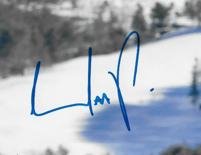 Signed Max Perrot 2018 Olympics Snowboarding 8x10 Photo #1 Original
