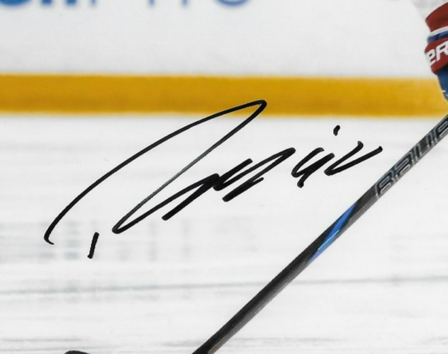 Signed Patrik Laine Montreal Canadiens Autographed 8x10 Photo #3 Original