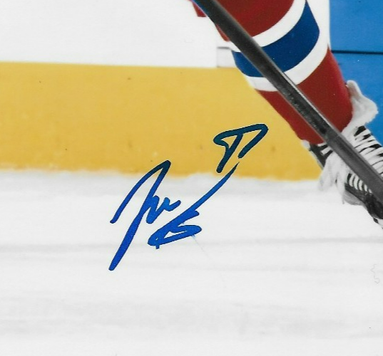 Signed Jayden Struble Montreal Canadiens Autographed 8x10 Photo #1 Original