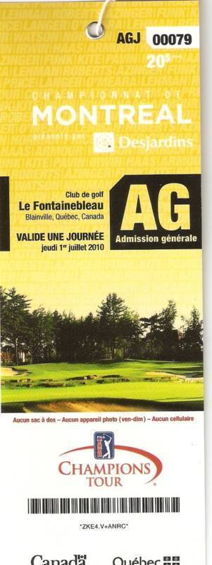 Photo 8x10 autographiée par Fred Funk PGA Golf #2 Original