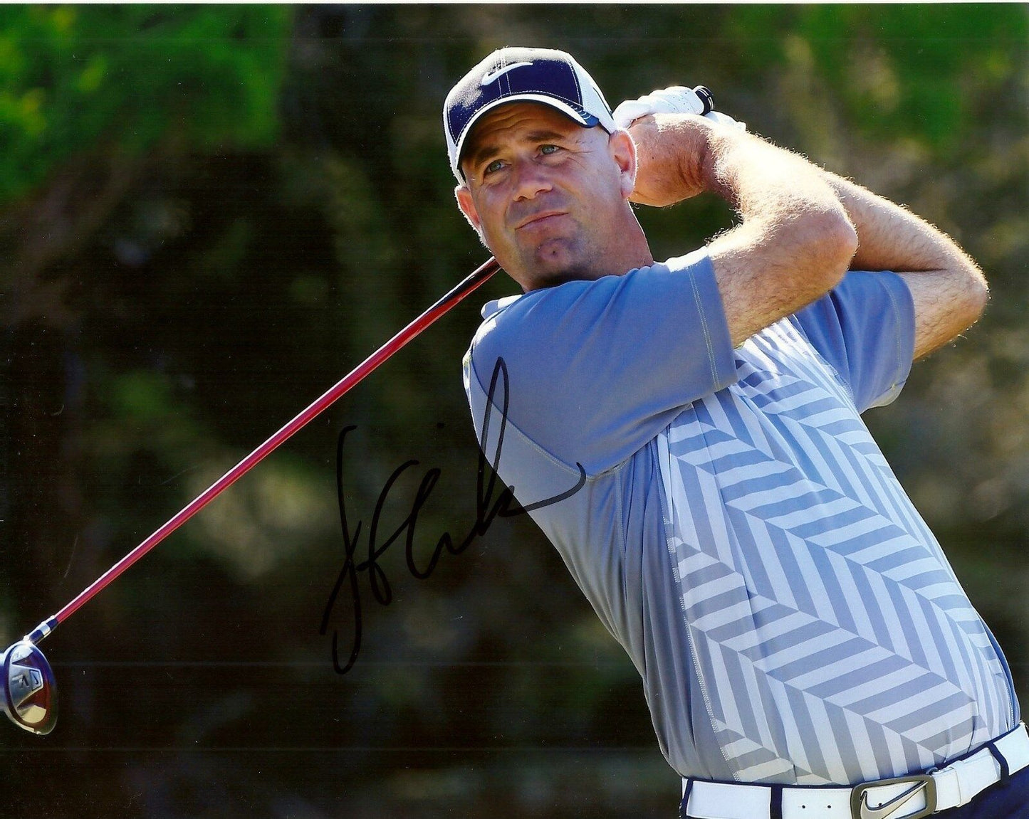 Photo 8x10 autographiée par Stewart Cink PGA Golf #2 originale