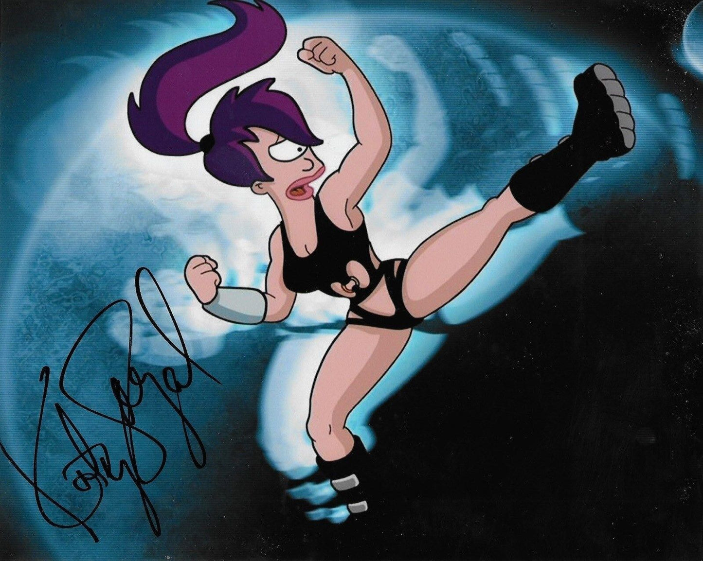 Signed Katey Sagal Futurama Autographed 8x10 Photo #3 Original