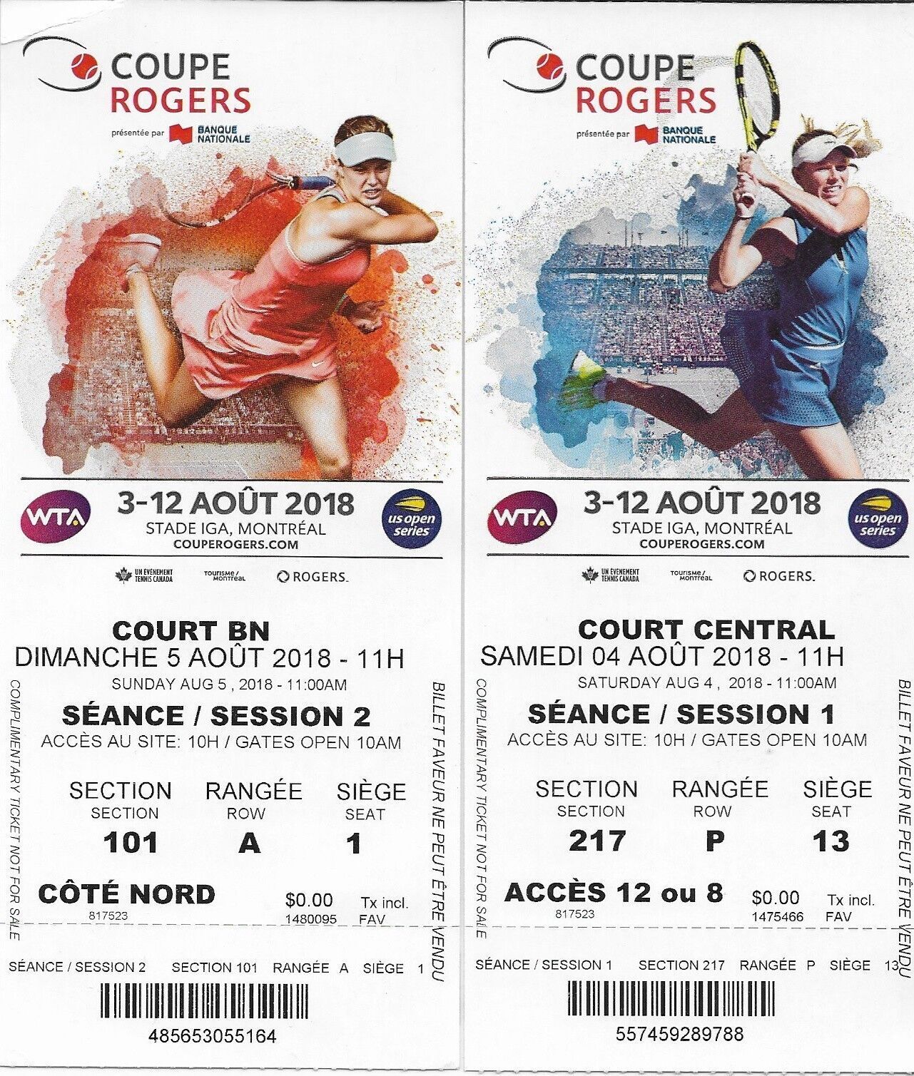 Photo originale autographiée de tennis 8x10 d'Ekaterina Makarova n°4