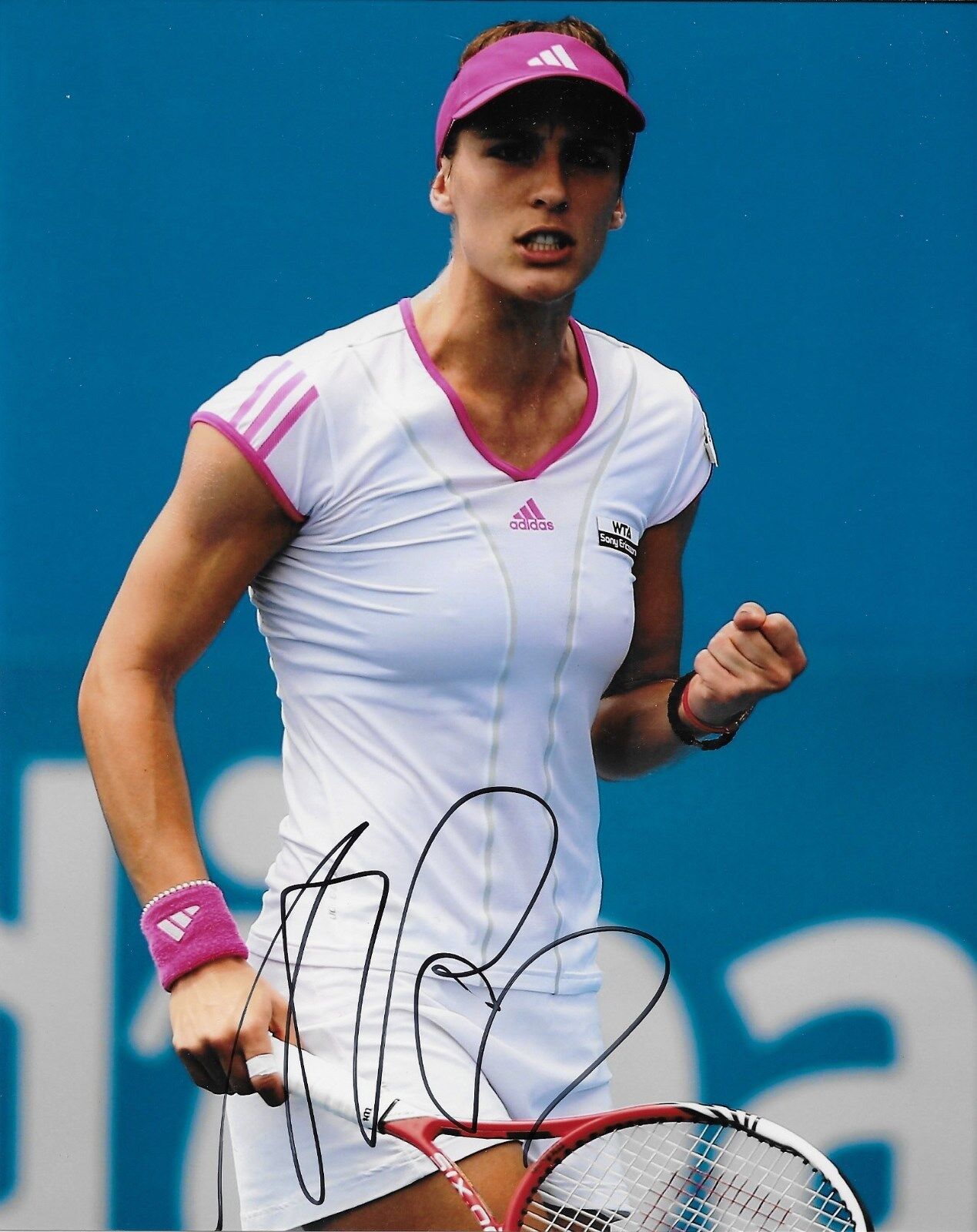 Photo 8x10 autographiée d'Andrea Petkovic WTA Tennis #3 Original
