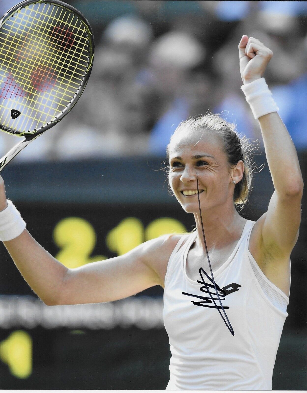 Autographed Magdalena Rybarikova Tennis 8x10 Photo #2 Original