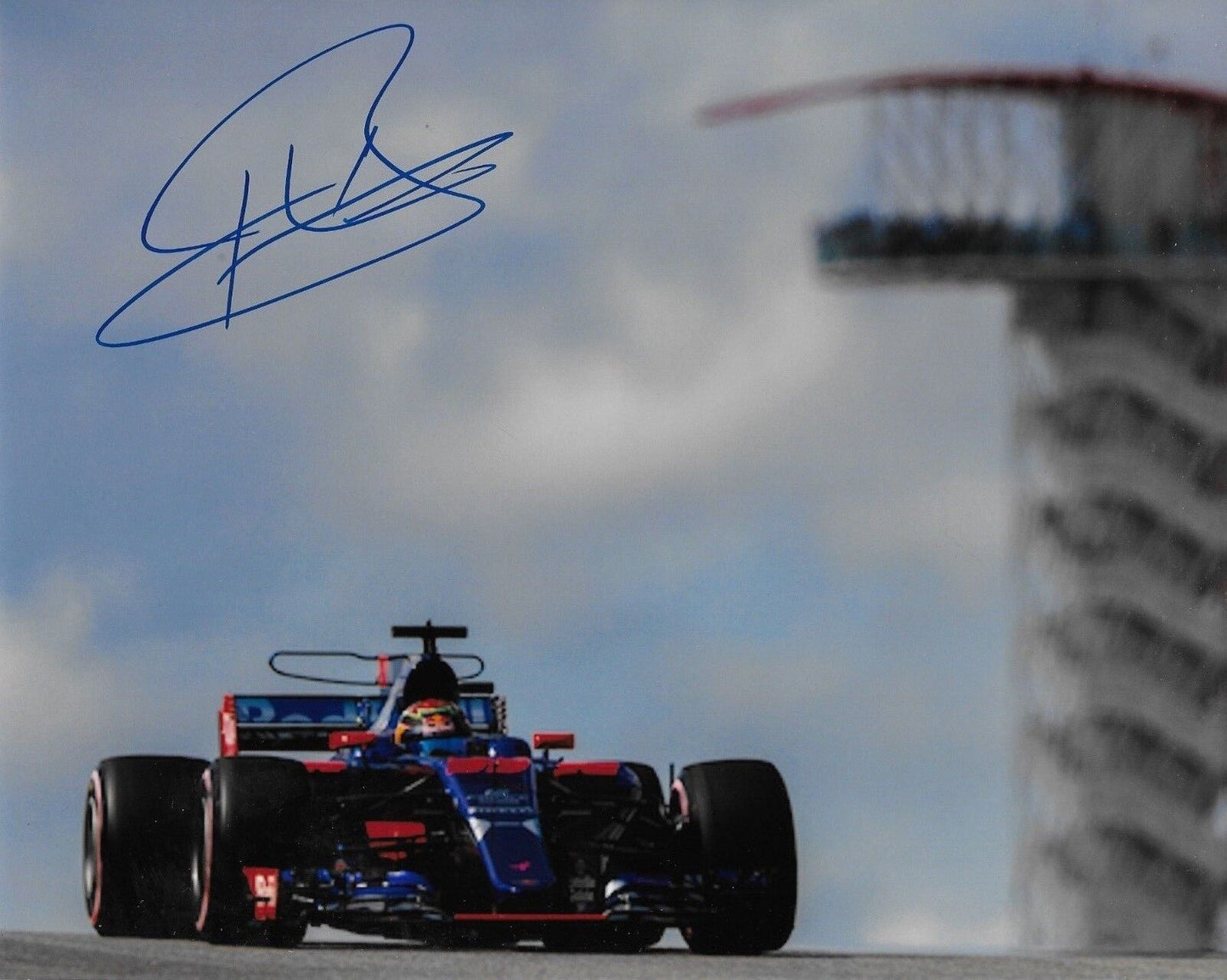Autographed Toro Rosso driver Brendon Hartley signed 8x10 Photo Formula 1 2018 4