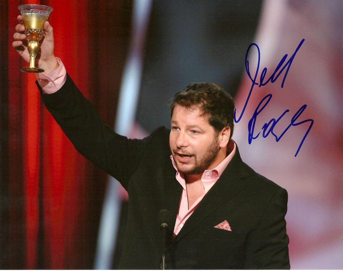 Photo autographiée du maître torréfacteur Jeff Ross 8x10