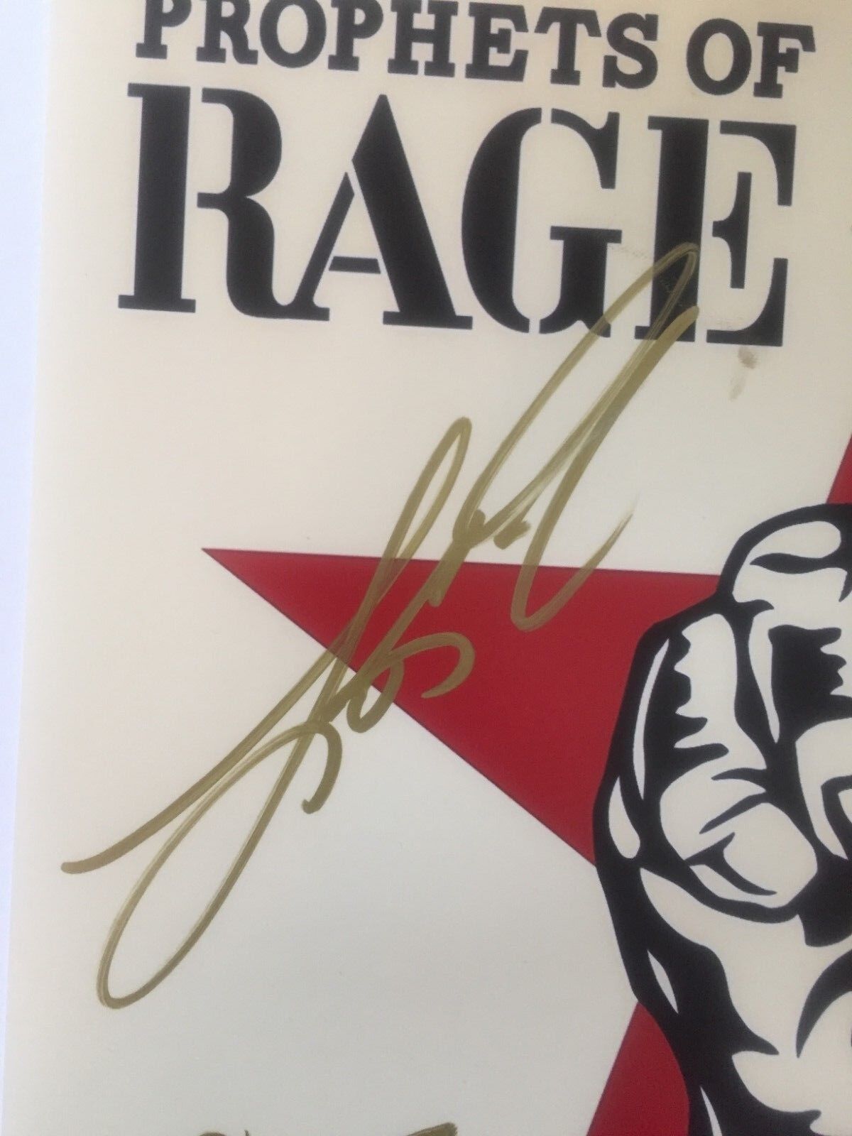 Autographed Prophets of Rage signed Gatefold 12x12 PHOTO Original