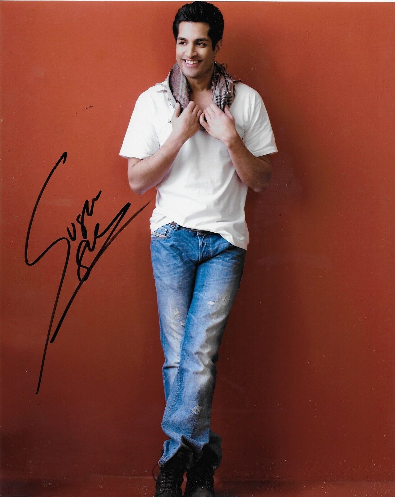 Photo originale autographiée de Sugar Sammy, 8x10