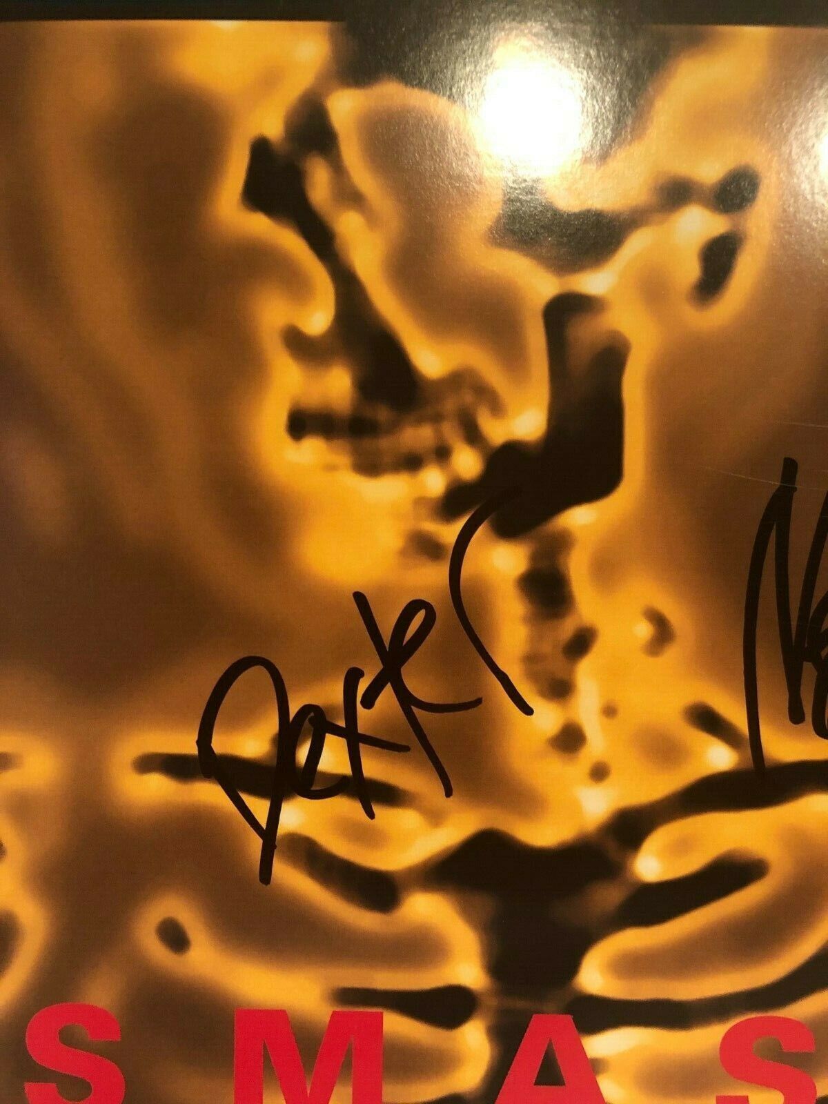 Autographed Offspring Dexter Holland and Noodles signed Smash Vinyl LP JSA cert