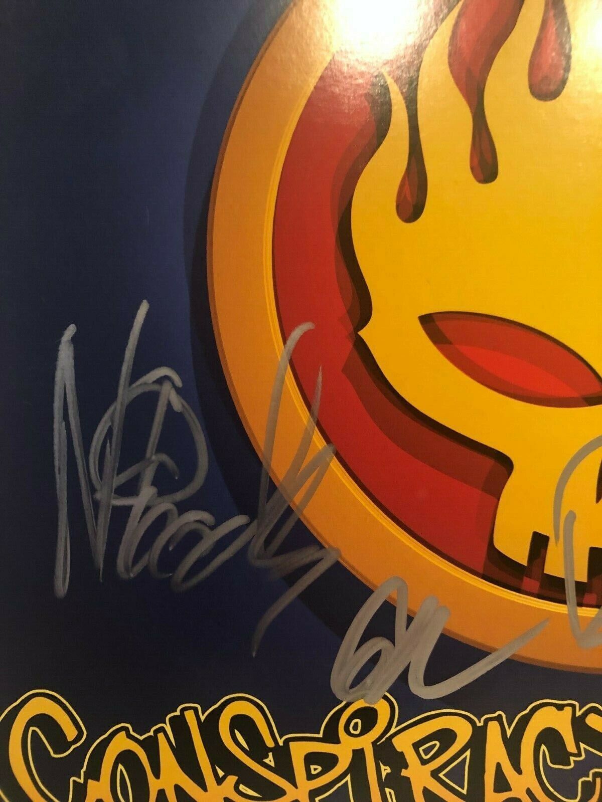 Autographed Offspring Dexter Holland signed Conspiracy of One Vinyl LP JSA