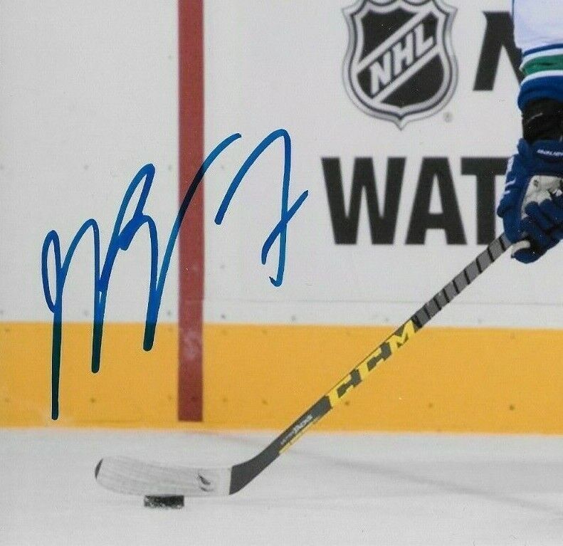 Autographed Vancouver Canucks Jordan Subban 8x10 Photo Original