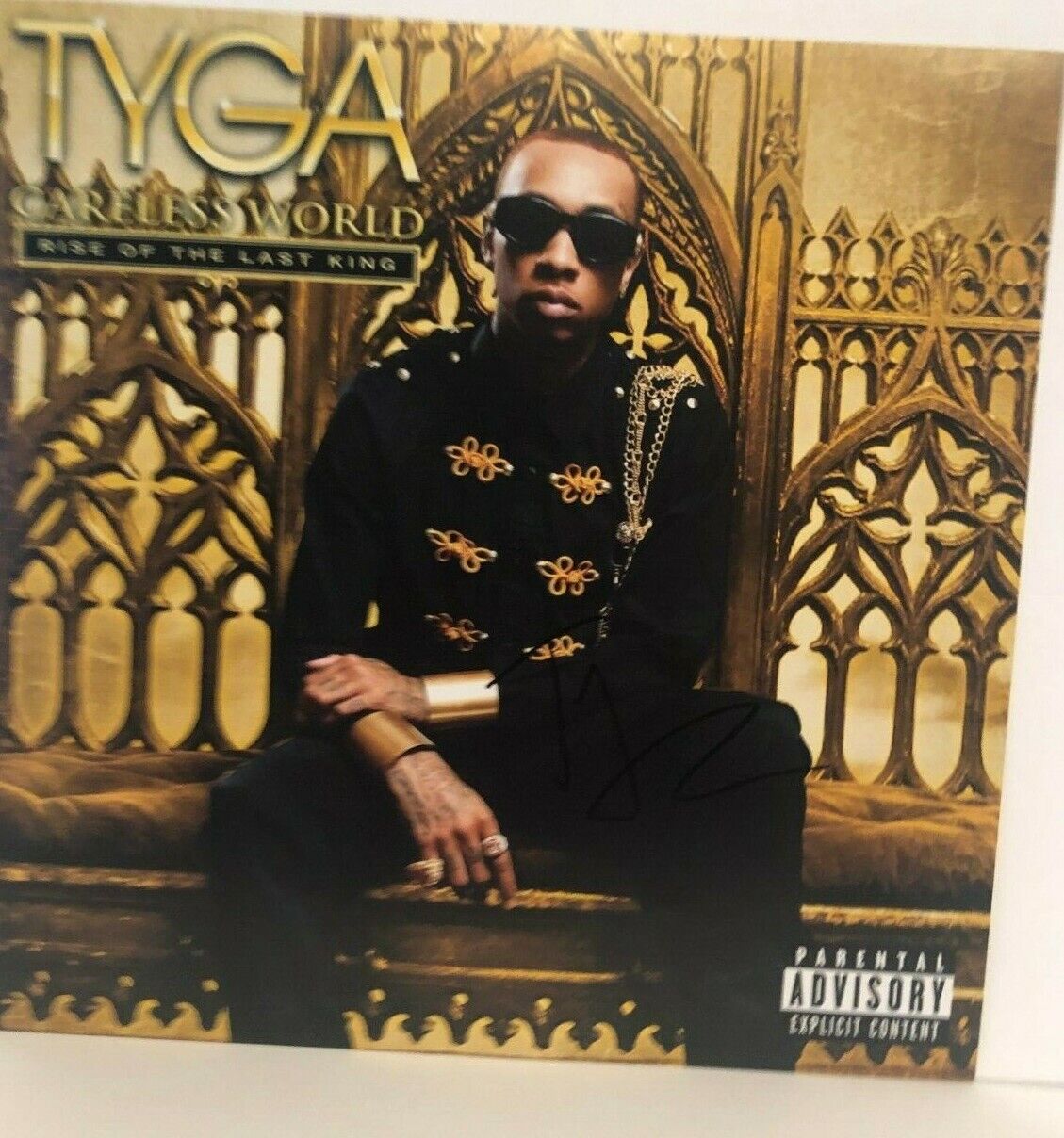 Autographed Tyga signed 12x12 PHOTO Careless World