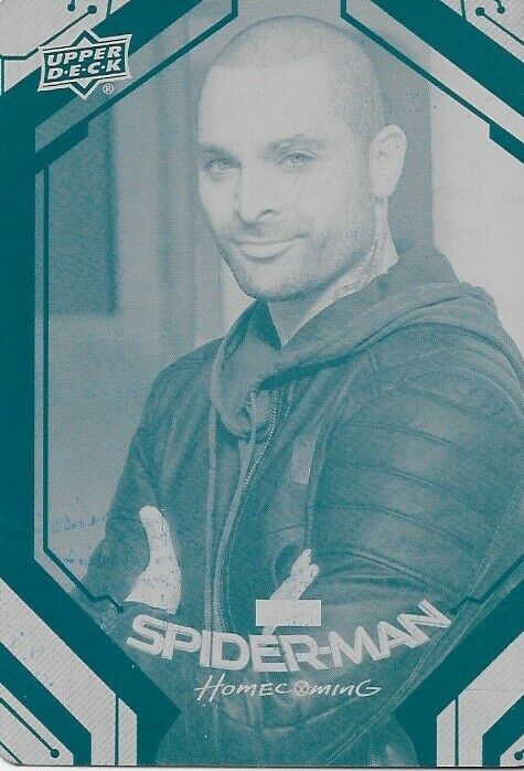 2017 Marvel Spider Man Homecoming One of One Printing Plate Mac Gargon Card #65