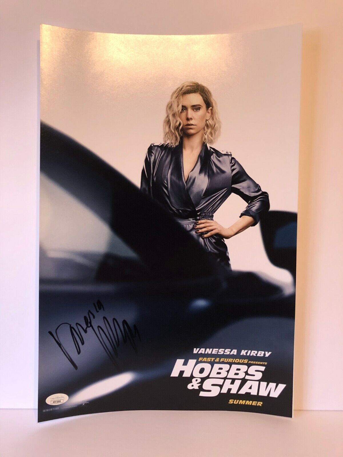 Autographed Vanessa Kirby signed 12x18 Photo Hobbs and Shaw Poster JSA Cert