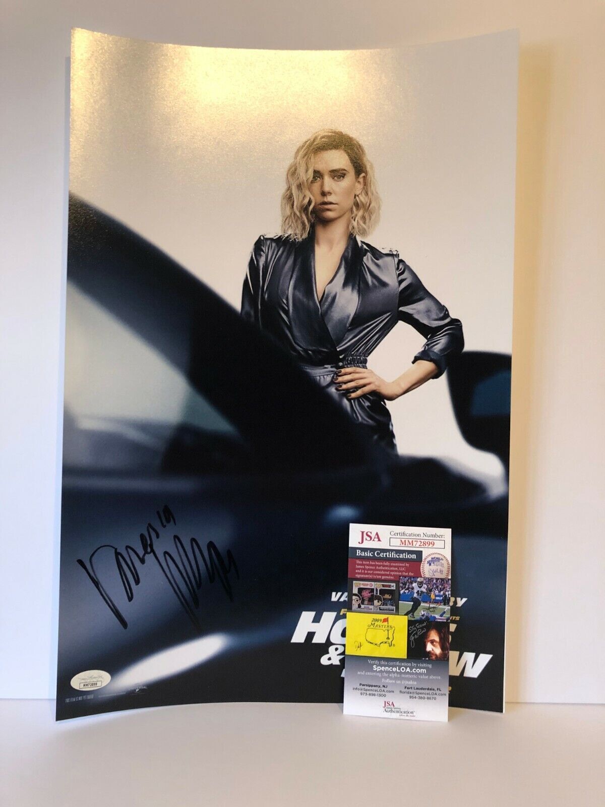 Autographed Vanessa Kirby signed 12x18 Photo Hobbs and Shaw Poster JSA Cert