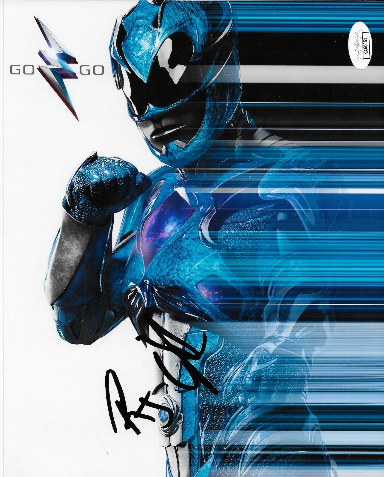 Signed RJ Cyler Mighty Morphin Power Rangers 8x10 Photo with JSA Authentication