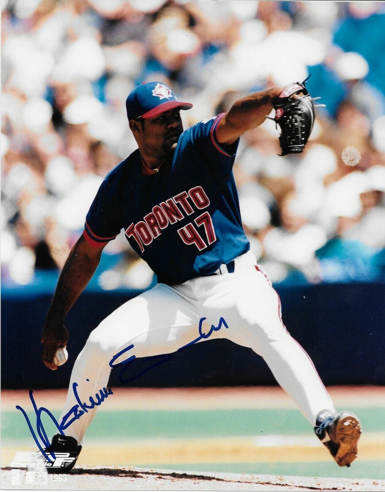 Autographed Toronto Blue Jays Kelvin Escobar 8x10 Photo #2 Original