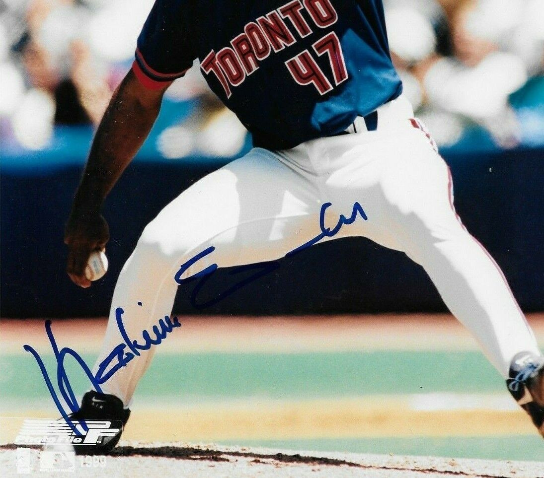 Autographed Toronto Blue Jays Kelvin Escobar 8x10 Photo #2 Original