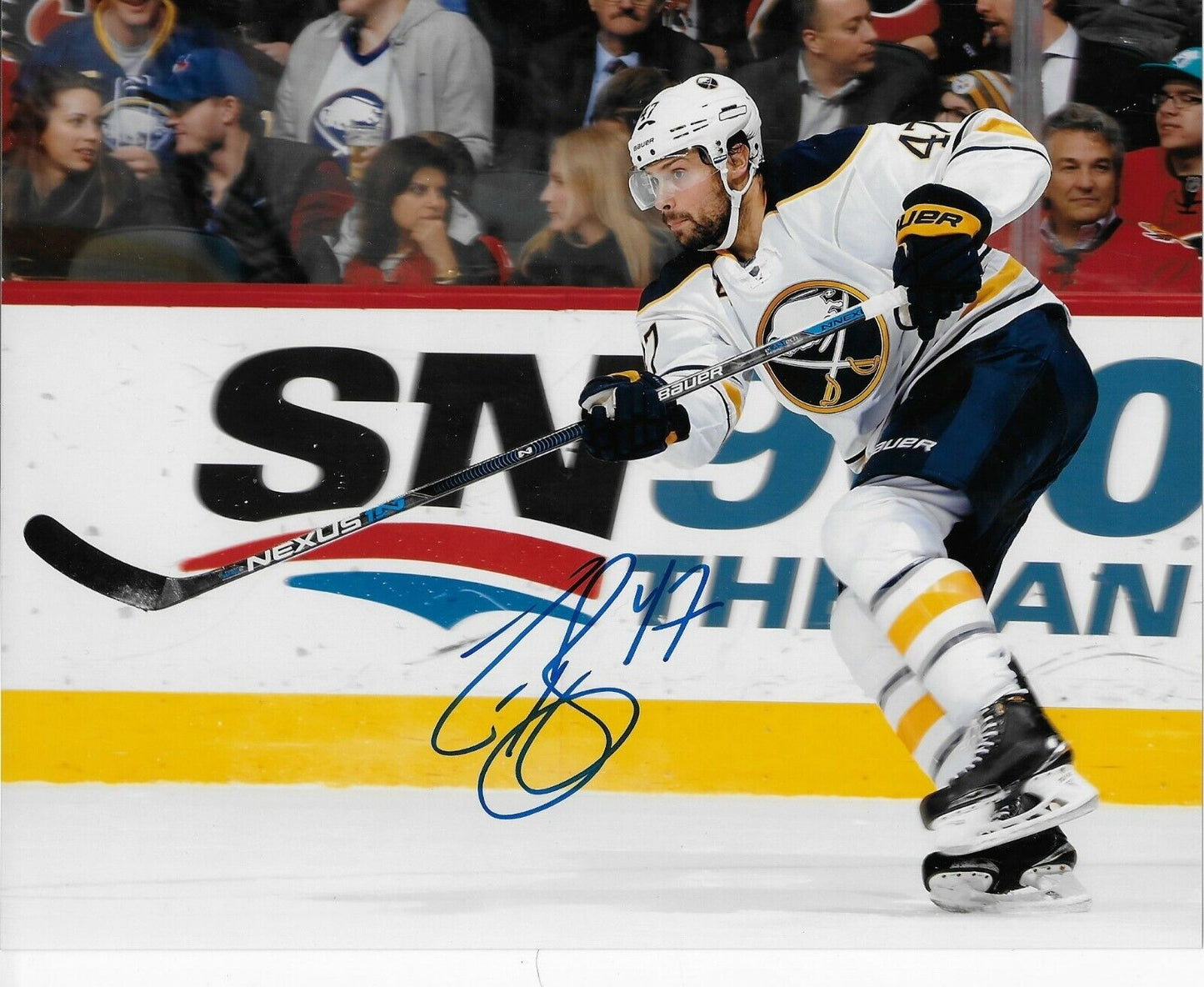 Autographed Buffalo Sabres Zach Bogosian 8x10 Photo Original