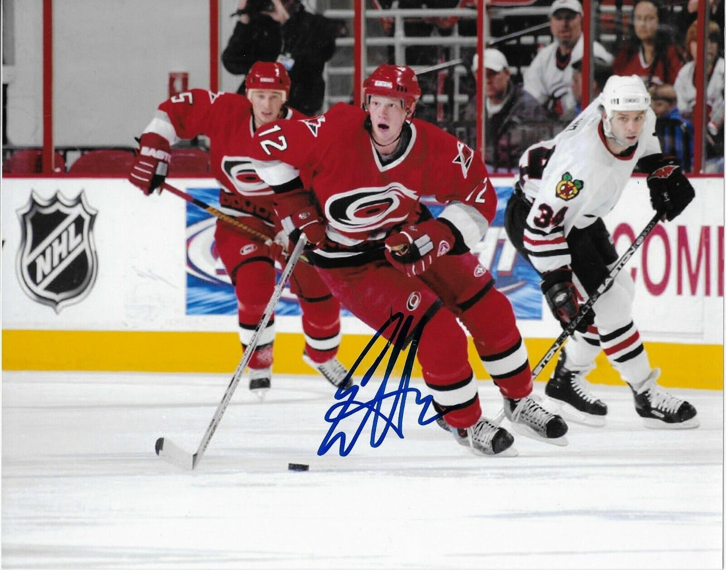 Autographed Carolina Hurricanes Eric Staal 8x10 Photo #2 Original