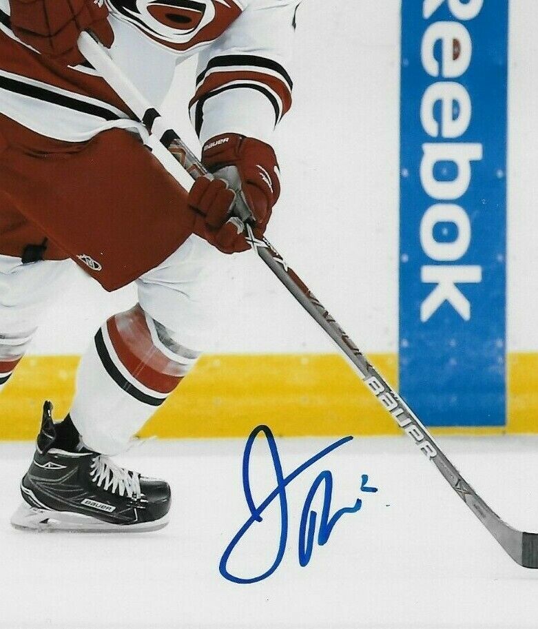 Autographed Carolina Hurricanes Jake Bean 8x10 Photo Original