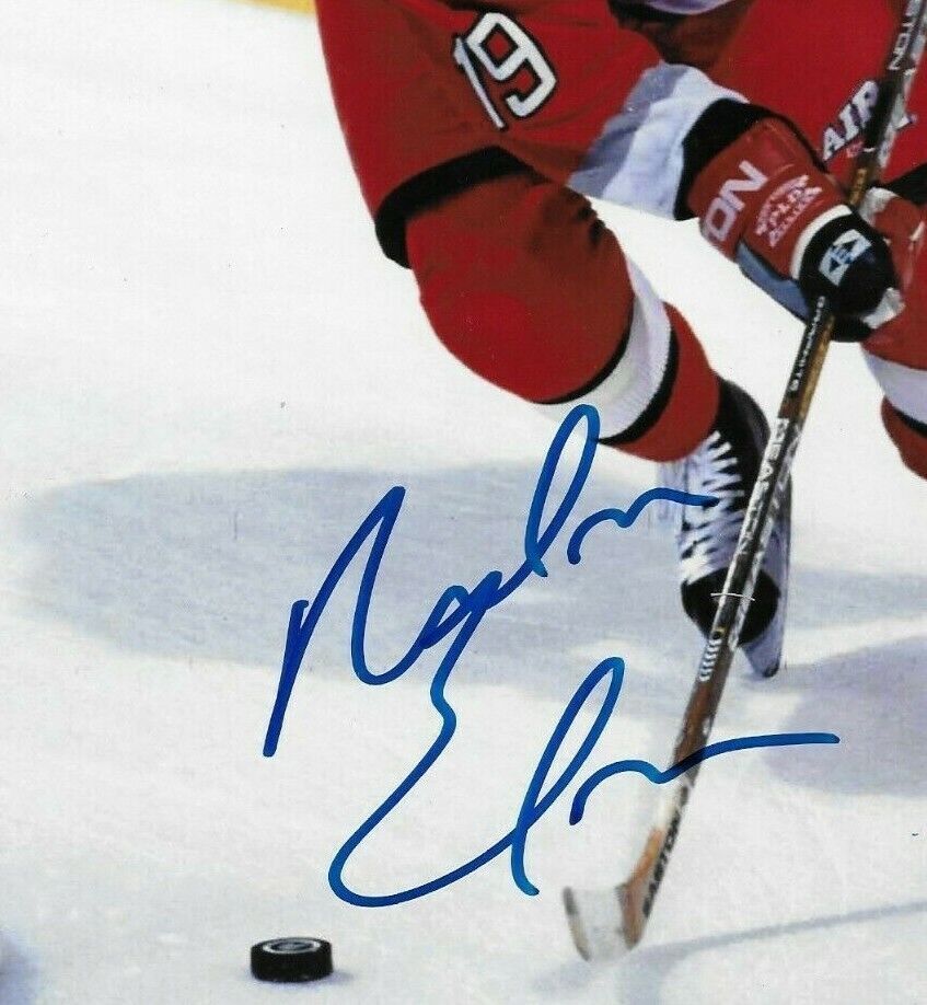 Autographed Carolina Hurricanes Nelson Emerson 8x10 Photo Original