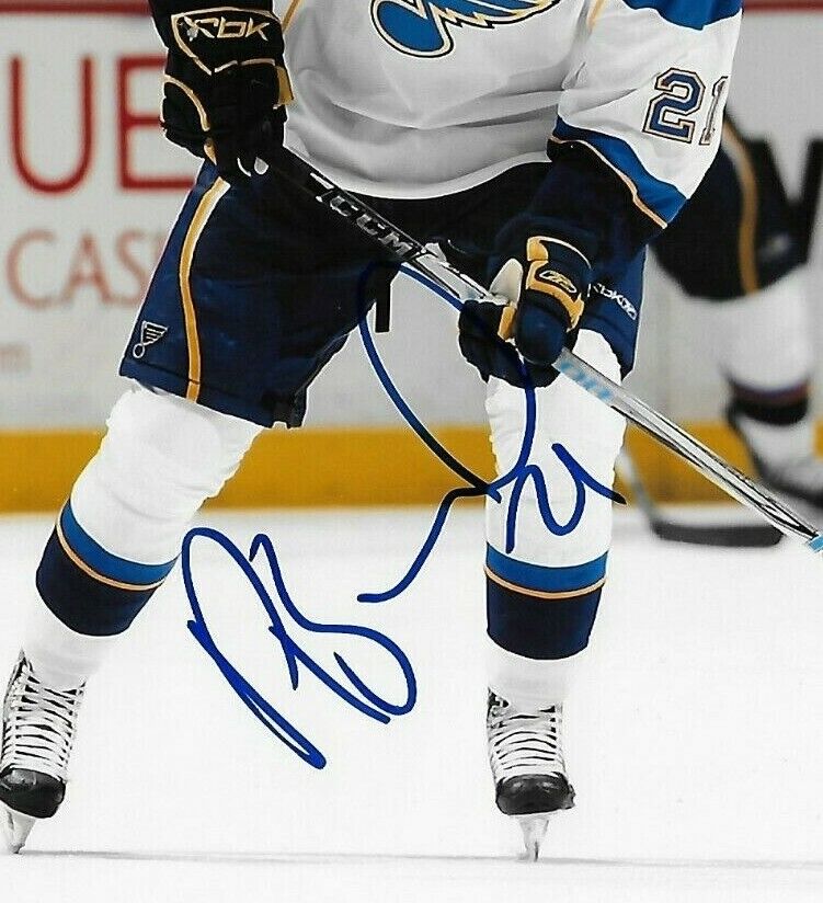 Autographed St Louis Blues Patrik Berglund 8x10 Photo Original