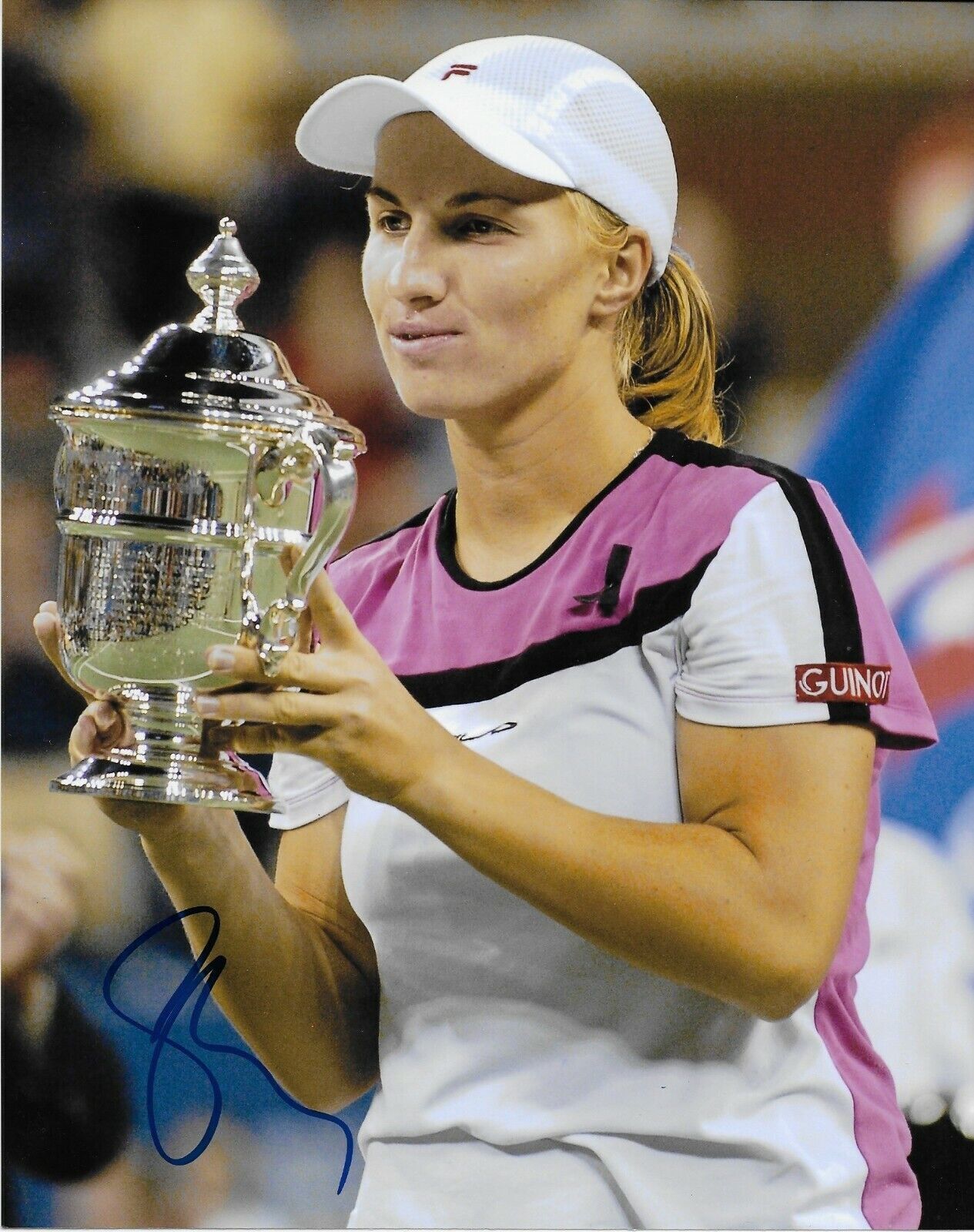 Dédicacé Svetlana Kuznetsova Tennis 8x10 Photo Originale