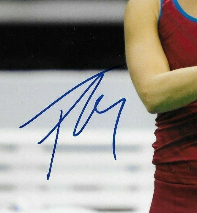 Photo originale autographiée de Flavia Pennetta Tennis 8x10
