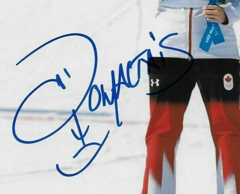 Autographed Dominique Maltais Snowboarder Olympic 8x10 Photo Original