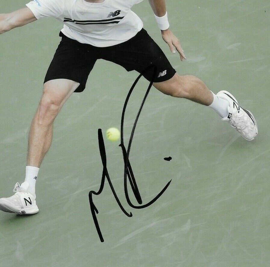 Autographed Milos Raonic WTA Tennis 8x10 Photo #2 Original