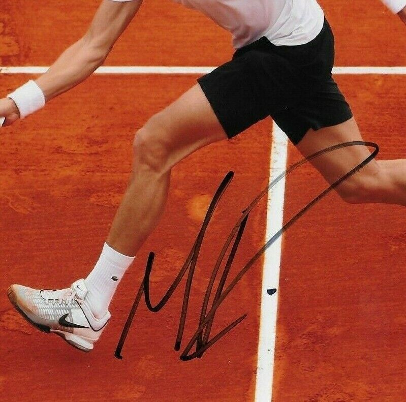 Autographed Milos Raonic WTA Tennis 8x10 Photo #3 Original