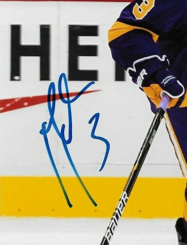 Autographed Los Angeles Kings Jack Johnson 8x10 Photo Original