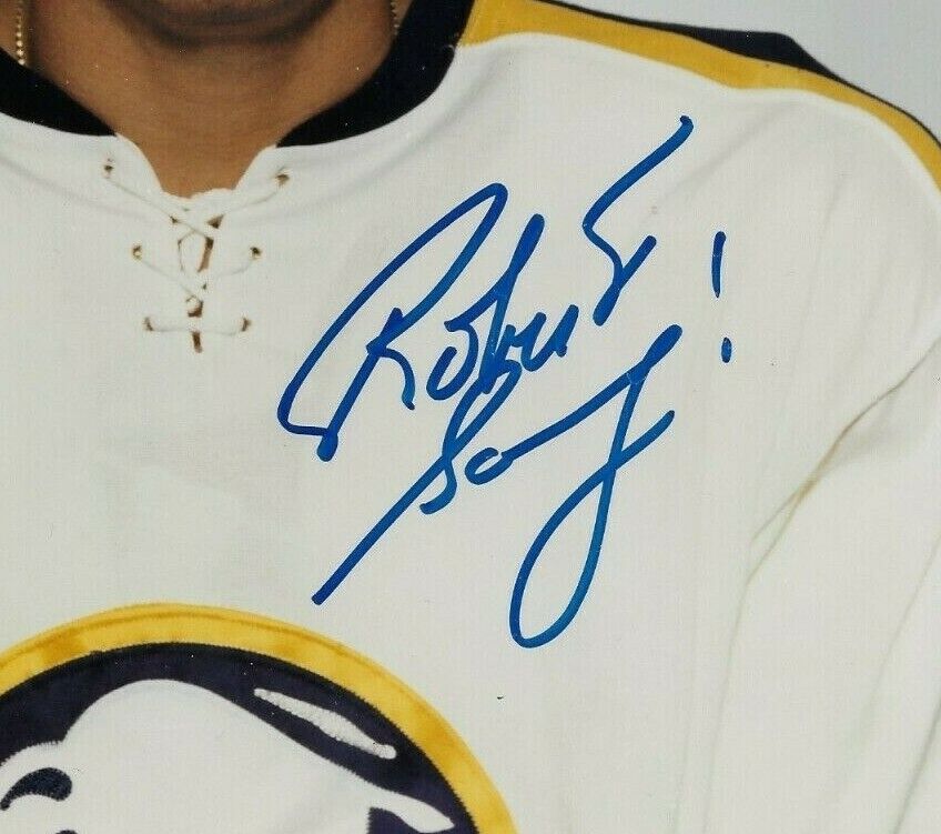 Autographed Buffalo Sabres Robert Sauve 8x10 Photo Original