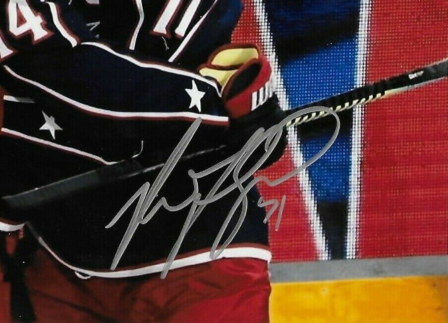 Autographed Columbus Blue Jackets Nick Foligno 8x10 Photo Original