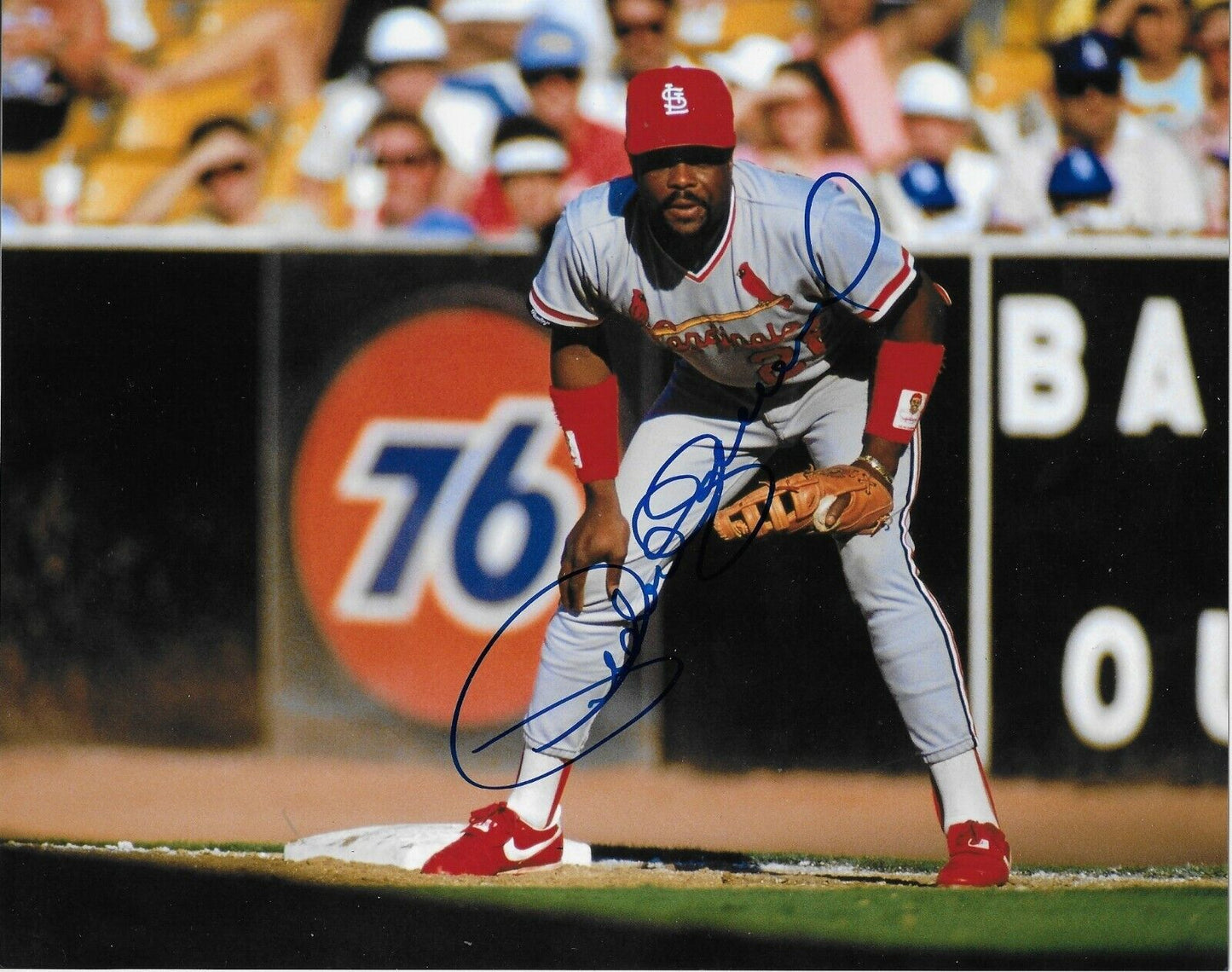 Autographed St. Louis Cardinals Pedro Guerrero 8x10 Photo Original