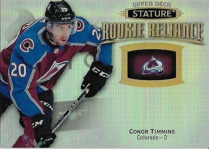 2019-20 Upper Deck Stature Conor Timmins Rookie Reliance RR-40