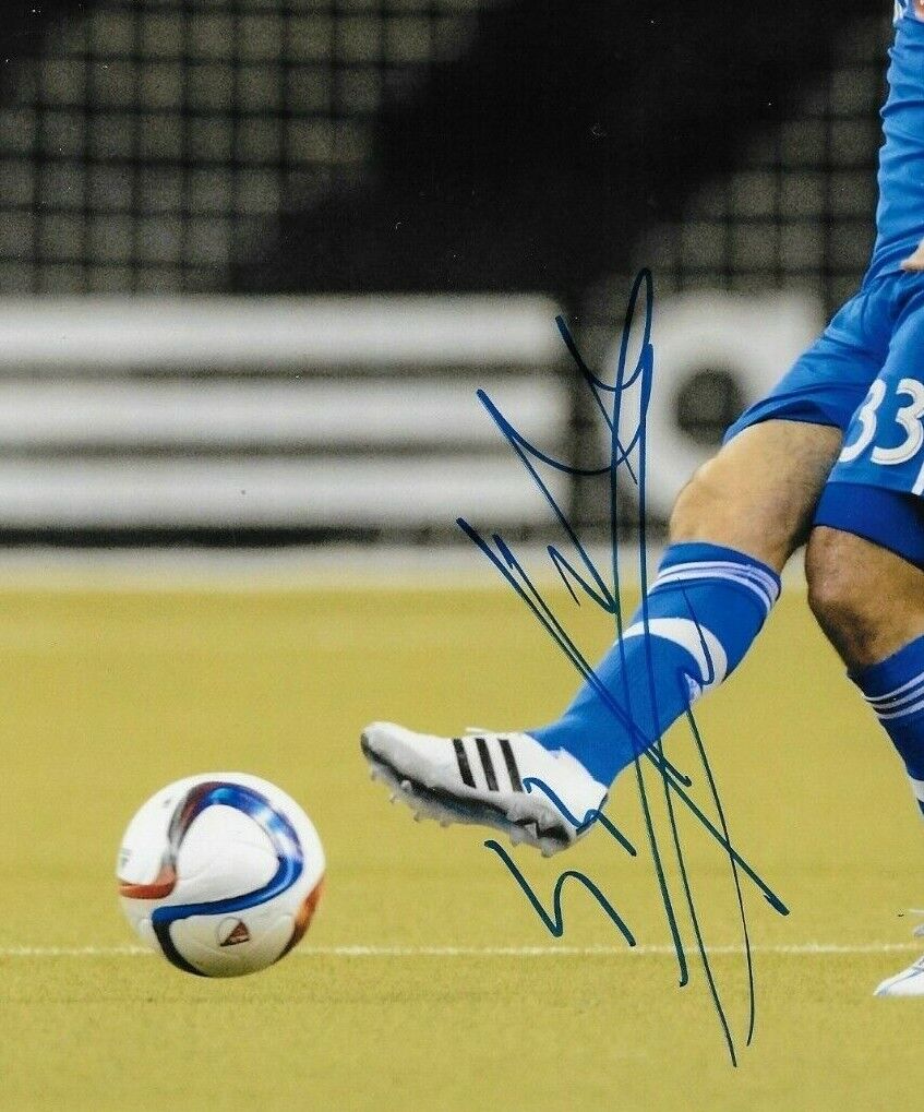 Photo originale autographiée de Marco Donadel de l'Impact de Montréal 8x10