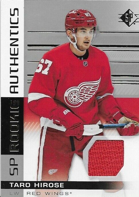 2019-20 Upper Deck SP Taro Hirose Rookie Authentics jersey