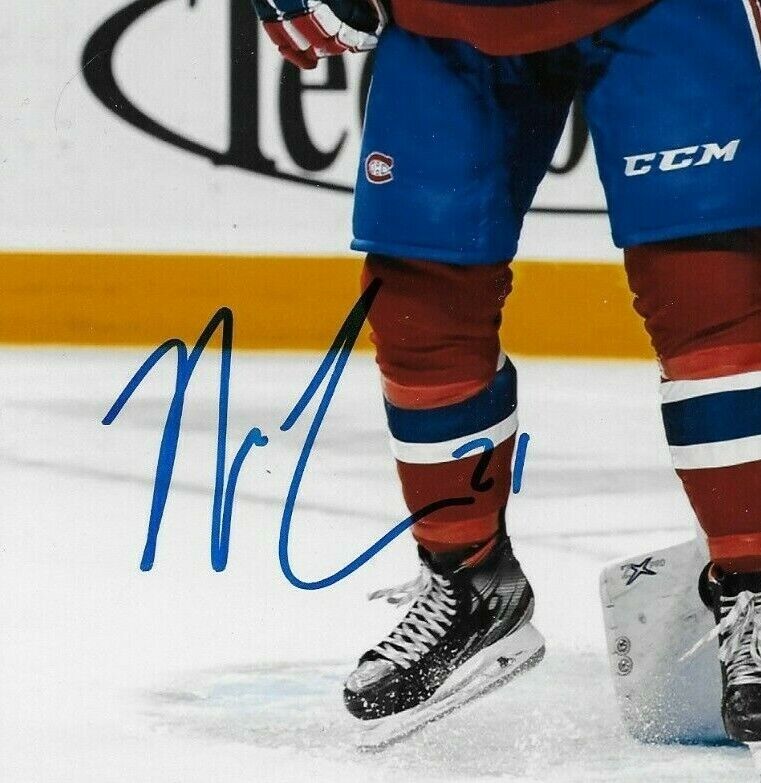 Autographed Montreal Canadiens Nick Cousins 8x10 Photo Original