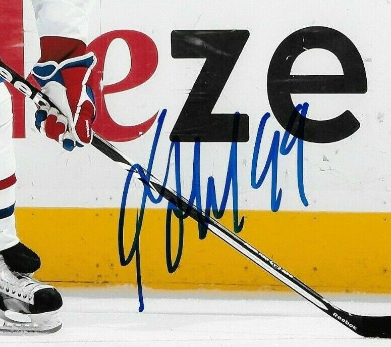 Autographed Montreal Canadiens Roman Hamrlik 8x10 Photo #2 Original