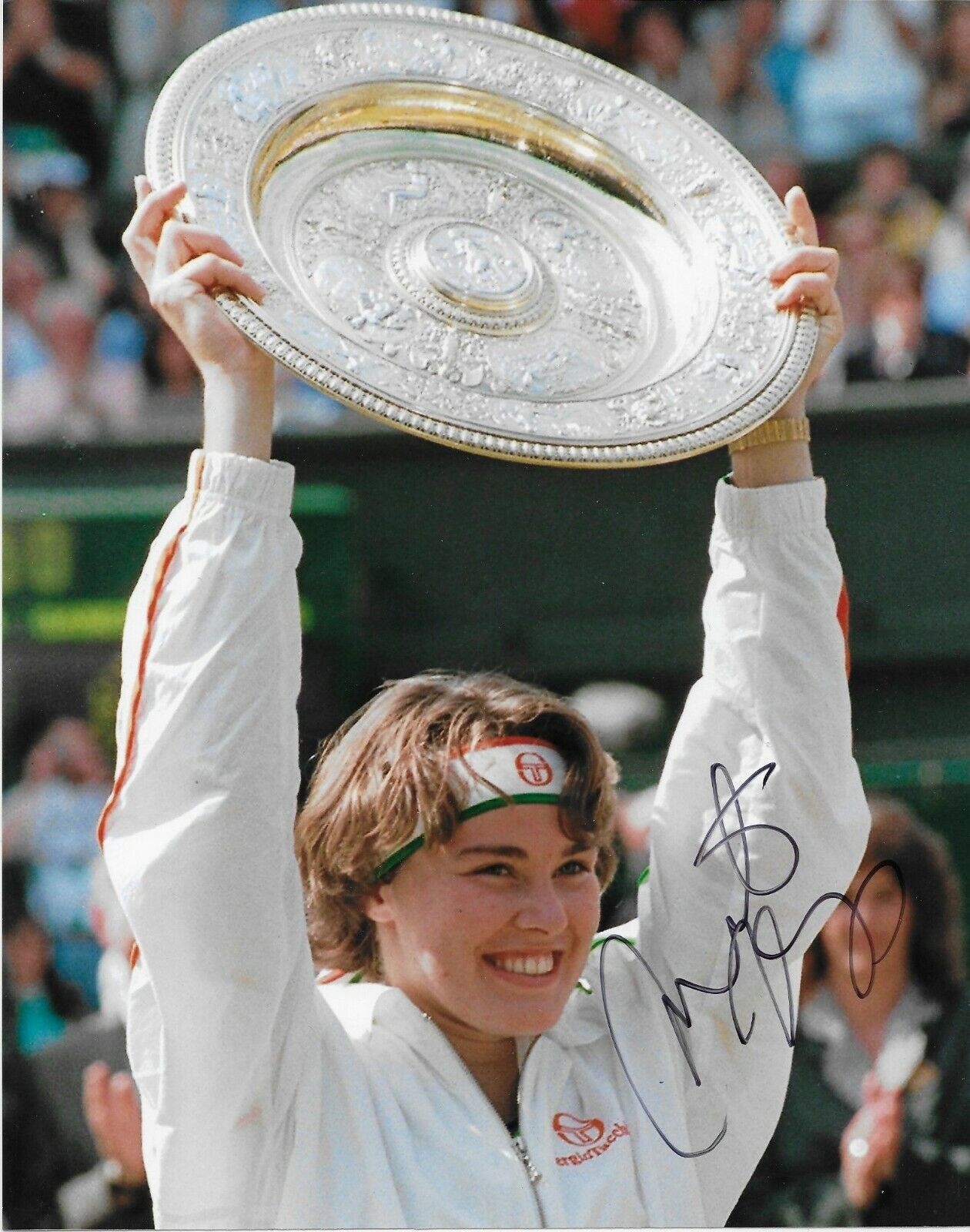 Autographed Martina Hingis Tennis 8x10 Photo Original