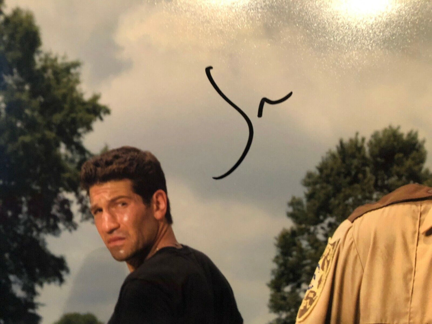 Autographed Jon Bernthal Sarah Wayne Callies signed Walking Dead 11x14 JSA cert