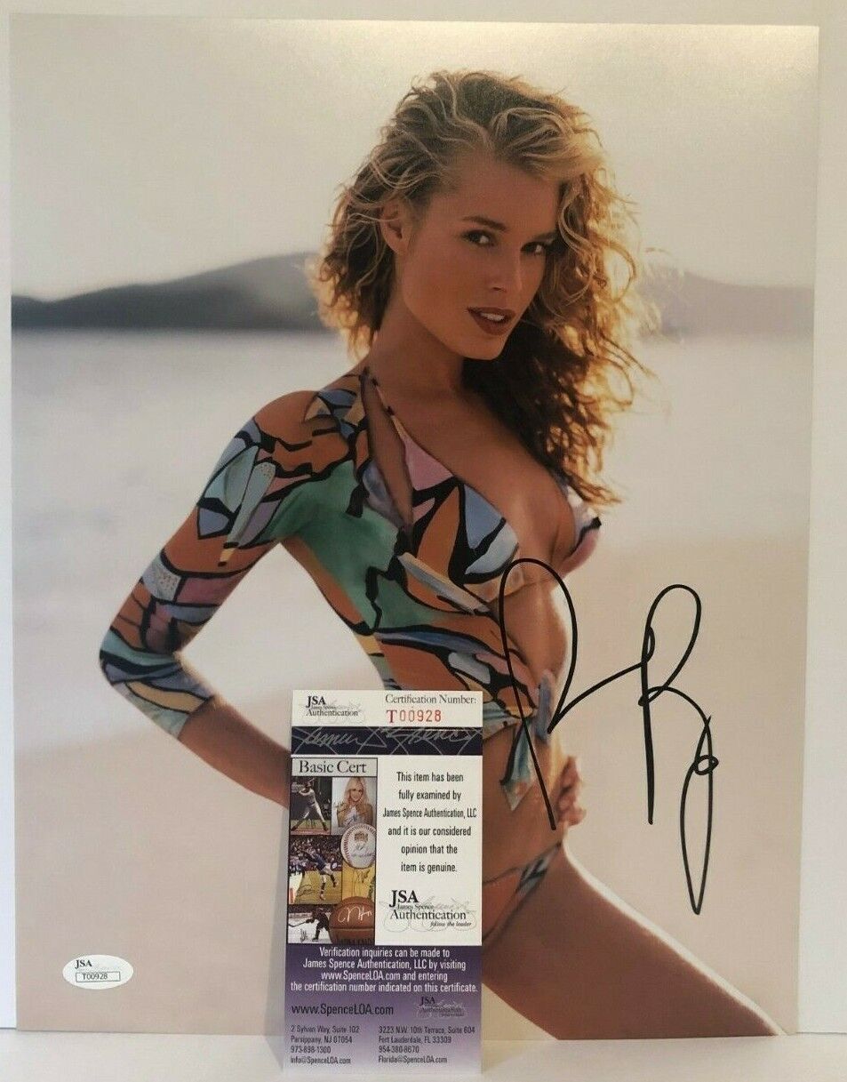 Autographed Rebecca Romijn signed 11x14 w/ JSA cert original