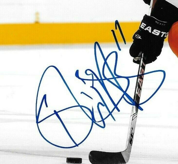 Autographed Philadelphia Flyers Blair Betts 8x10 Photo Original