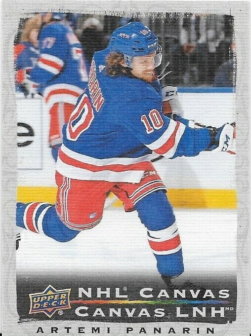 Carte à insérer Artemi Panarin en toile Tim Horton's NHL 2020-21 UD