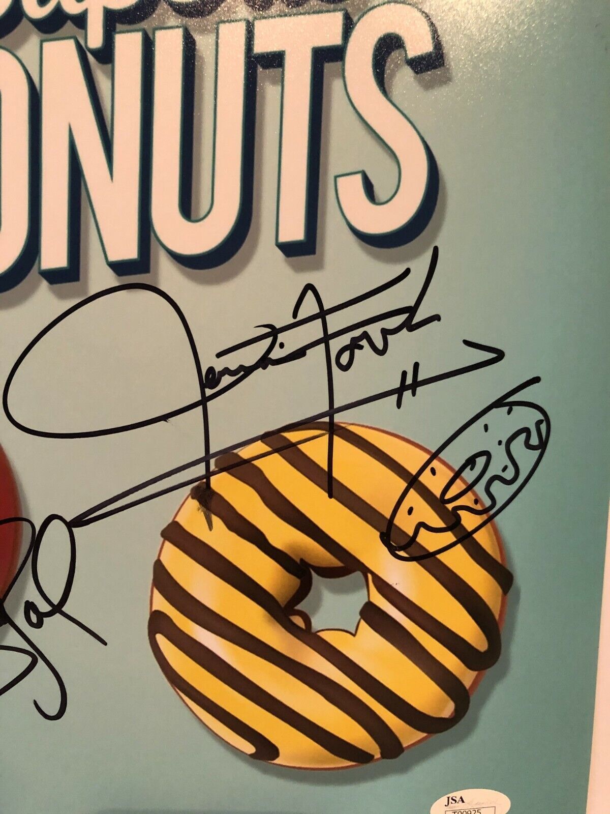 Autographed Superior Donuts signed 11x14 JSA Katey Sagal Judd Hirsh Jermaine F