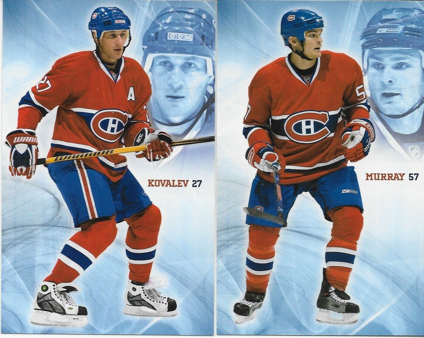 23 Autographed Price Koivu Huet Montreal Canadiens Postcard 2007-08 Original +2