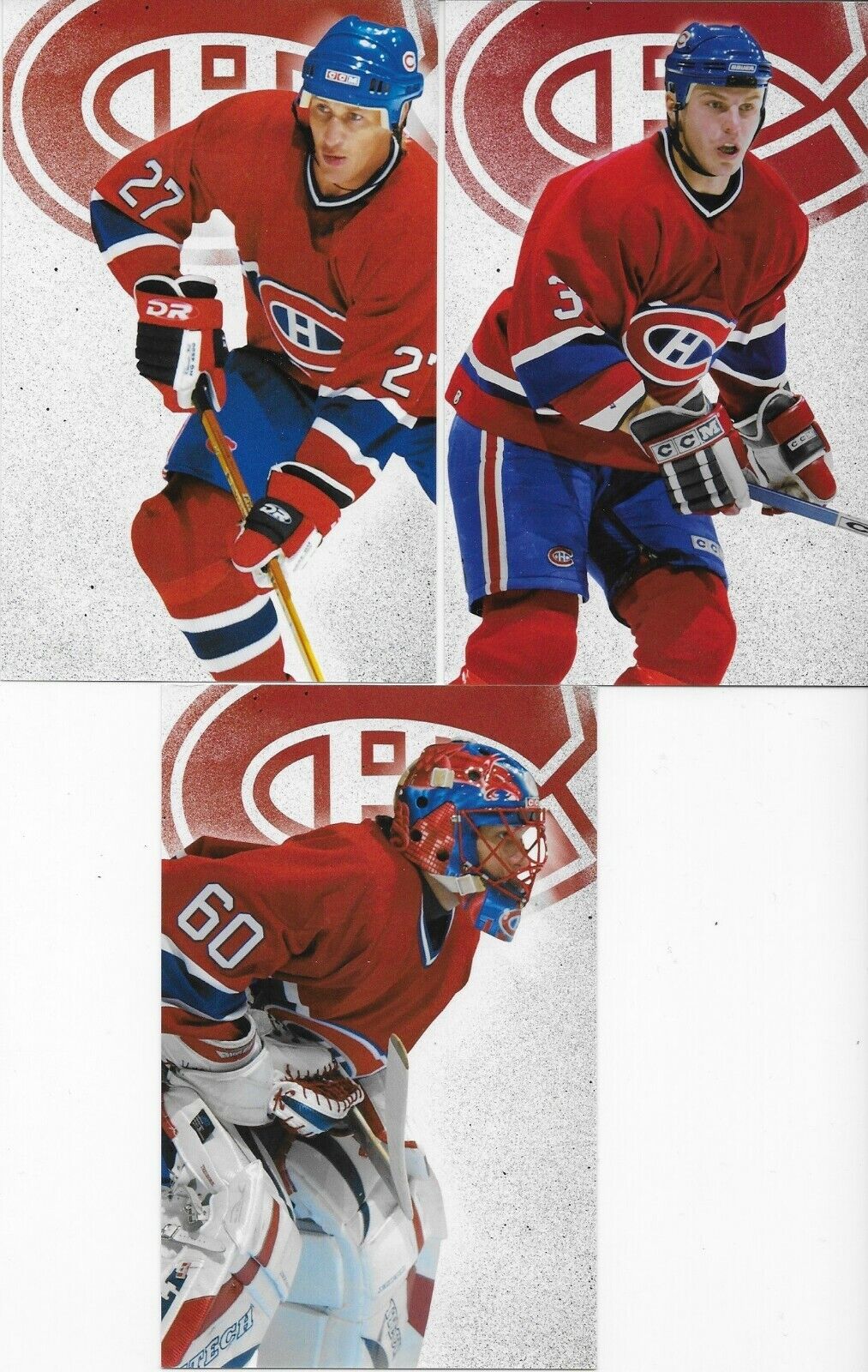 21 Auto. Koivu Zednik Huet Montreal Canadiens Postcard Set 2005-06 Original +3